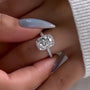 Louily Moissanite Special 2.5 Carat Halo Oval Cut Engagement Ring - louilyjewelry