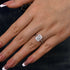 Louily Attractive Cushion Cut Engagement Ring - louilyjewelry