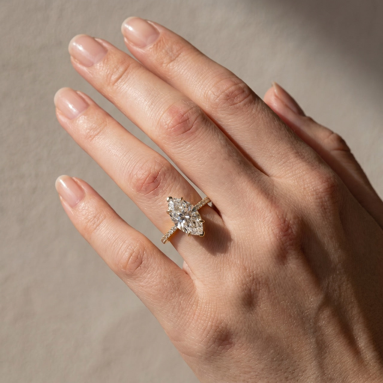 4.0Ct Marquise Cut Half Eternity Engagement Ring In Sterling Silver