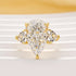 Louily Stunning Pear Cut Three Stone Engagement Ring - louilyjewelry