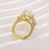 Louily Stunning Pear Cut Three Stone Engagement Ring - louilyjewelry