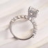 Louily Vintage Crushed Ice Radiant Cut Engagement Ring - louilyjewelry