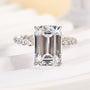 Louily Desirable Emerald Cut Engagement Ring - louilyjewelry