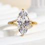 Louily Exquisite Split Shank Marquise Cut Engagement Ring - louilyjewelry