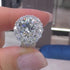 Louily Unique Halo Design Round Cut Engagement Ring In Sterling Silver - louilyjewelry