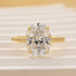 Classic 4.25Ct Oval Cut Engagement Ring With Hidden Halo In Sterling Silver - louilyjewelry