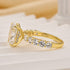 Luxe 4.0Ct Oval Cut Engagement Ring In Sterling Silver For Women - louilyjewelry
