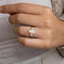 Louily Outstanding Oval Cut Three Stone Engagement Ring - louilyjewelry