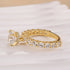 2.0Ct Round Cut Engagement Ring Travel Rings With Hidden Halo - louilyjewelry