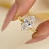 4.0Ct Marquise Cut Twist Hidden Halo Engagement Ring Travel Ring In Sterling Silver - louilyjewelry