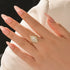 Vinatge Moissanite 1.5Ct Marquise Cut Halo Engagement Ring Travel Ring For Her - louilyjewelry