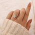2.0Ct Oval Cut Engagement Ring Travel Ring In Sterling Silver - louilyjewelry