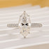 Moissanite 3.0Ct Marquise Cut Classic Engagement Ring In Sterling Silver - louilyjewelry
