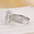 6.5Ct Radiant Cut Three-Row Luxe Engagement Ring Travel Ring For Her - louilyjewelry