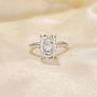 Classic 4.5Ct Cushion Cut Engagement Ring Travel Ring In Sterling Silver - louilyjewelry
