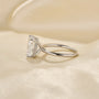 Classic 4.5Ct Cushion Cut Engagement Ring Travel Ring In Sterling Silver - louilyjewelry