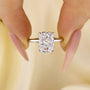 Classic 4.5Ct Cushion Cut Engagement Ring Travel Ring In Sterling Silver - louilyjewelry