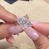 6.0Ct Pink Marquise Cut Three Stone Engagement Ring In Sterling Silver - louilyjewelry