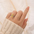 3.0Ct Marquise Cut Yellow Engagement Ring In Sterling Silver - louilyjewelry