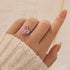 4.0Ct Pink Marquise Cut Three Stone Engagement Ring Travel Ring In Sterling Silver - louilyjewelry