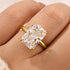 Classic 6.5Ct Radiant Cut Engagement Ring Travel Ring In Sterling Silver - louilyjewelry