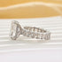 5.0Ct Radiant Cut Hidden Halo Luxe Engagement Ring In Sterling Silver - louilyjewelry