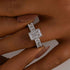 3.5Ct Radiant Cut Luxe Engagement Ring Travel Ring In Sterling Silver - louilyjewelry