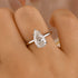 Louily Moissanite 2.5~ 4.0 Ct Pear Cut Engagement Ring For Women - louilyjewelry