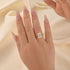 Louily Special 4.5Ct Cushion Cut Engagement Ring For Women In Sterling Silver - louilyjewelry