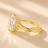 Yellow Gold 5.5Ct Cushion Cut Split Shank Engagement Ring