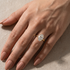 Oval cut engagement ring styled for elegant everyday wear