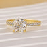 Louily 2~2.5 Carat Cushion Cut White Sapphire Women's Engagement Ring - louilyjewelry