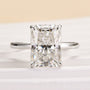 Louily Timeless Moissanite 4.5 Ct Radiant Cut Engagement Ring - louilyjewelry