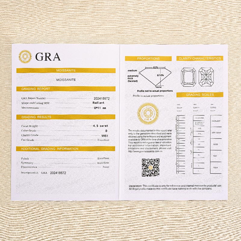 Louily Moissanite 4.5 Ct Radiant Cut Yellow Gold Wedding Ring Set with Wide Band - louilyjewelry