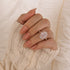 Louily Gorgeous Halo Radiant Cut Simulated Diamond Engagement Ring In Sterling Silver - louilyjewelry