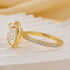 Louily Luxurious Halo Cushion Cut Simulated Diamond Engagement Ring In Sterling Silver - louilyjewelry