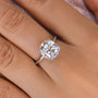 Louily Moissanite 4.5 Carat Cushion Cut Engagement Ring - louilyjewelry