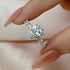 Louily Luxurious Pear Cut Engagement Ring In Sterling Silver - louilyjewelry