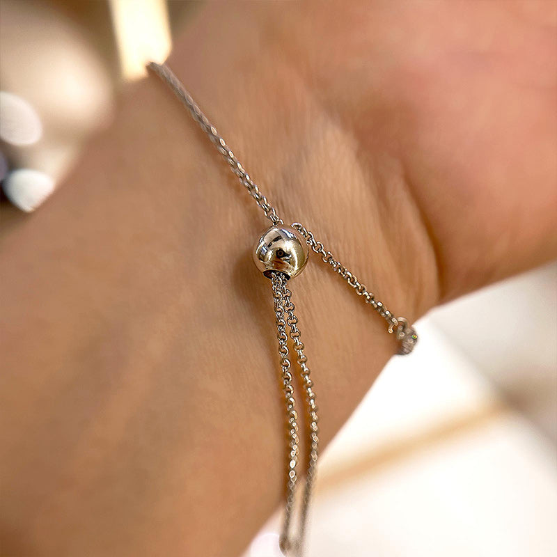 Louily Stunning Round Cut Tennis Bracelet For Women In Sterling Silver - louilyjewelry