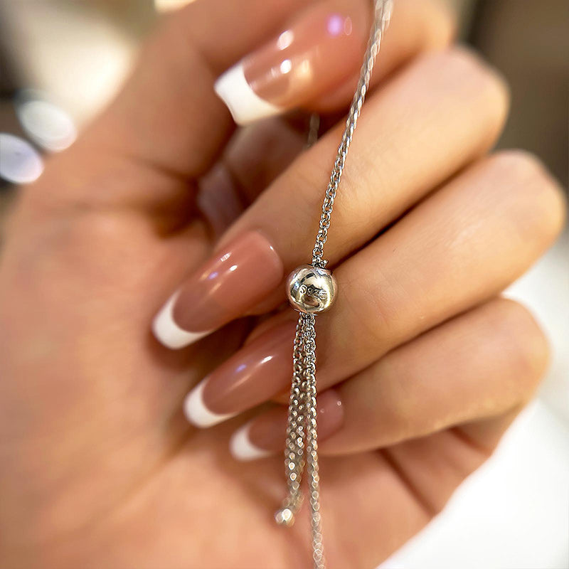 Louily Stunning Round Cut Tennis Bracelet For Women In Sterling Silver - louilyjewelry