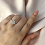 Louily Classic 3.0 Carat Cushion Cut White Sapphire Wedding Set In Sterling Silver - louilyjewelry