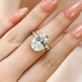 Louily Exclusive Oval Cut Simulated Diamond Engagement Ring - louilyjewelry