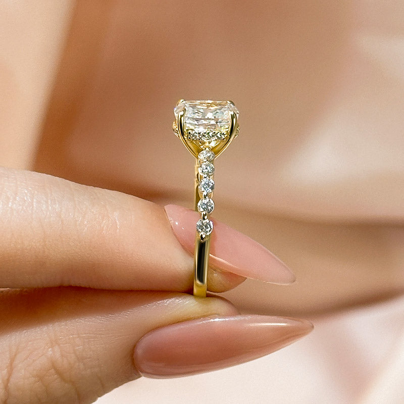 Louily Exquisite 2.0 Carat Cushion Cut Engagement Ring - louilyjewelry