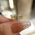 Louily Cushion Cut Sterling Silver Women's Stud Earrings - louilyjewelry