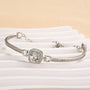 Louily Moissanite Halo Round Cut Bracelet - louilyjewelry