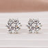 Moissanite Classic 1.2Ct Round Cut 6 Prong Stud Earrings In Sterling Silver - louilyjewelry