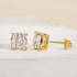 Louily Cushion Cut Sterling Silver Women's Stud Earrings - louilyjewelry