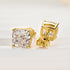Louily Cushion Cut Sterling Silver Women's Stud Earrings - louilyjewelry