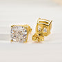 Louily Cushion Cut Sterling Silver Women's Stud Earrings - louilyjewelry