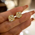 Louily Stunning Sterling Silver Cushion Cut Stud Earrings for Women - louilyjewelry